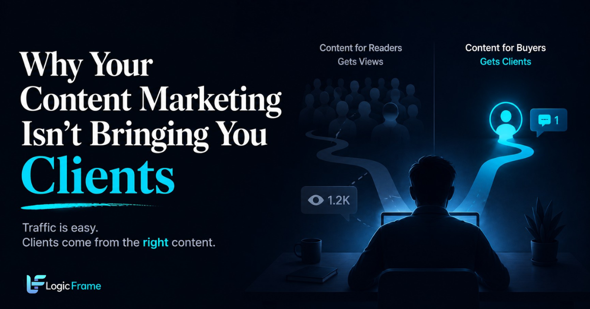 Why Your Freelance Content Marketing Isn't Bringing You Clients (And What Actually Does)